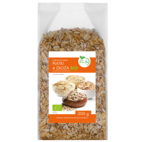 Płatki Mix 4 zboża BIO 300 g BioLife