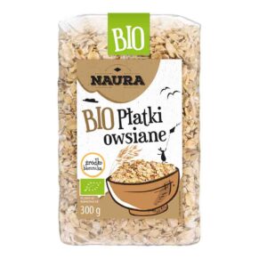 Płatki owsiane BIO 300 g NAURA