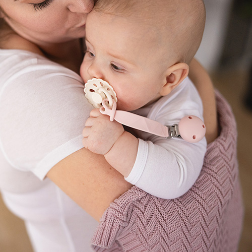 Silikonowa zawieszka do smoczka zielona Babyono