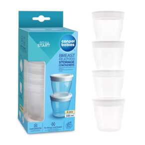 Pojemniki do przechowywania mleka / pokarmu 4 szt. (180 ml) Canpol babies