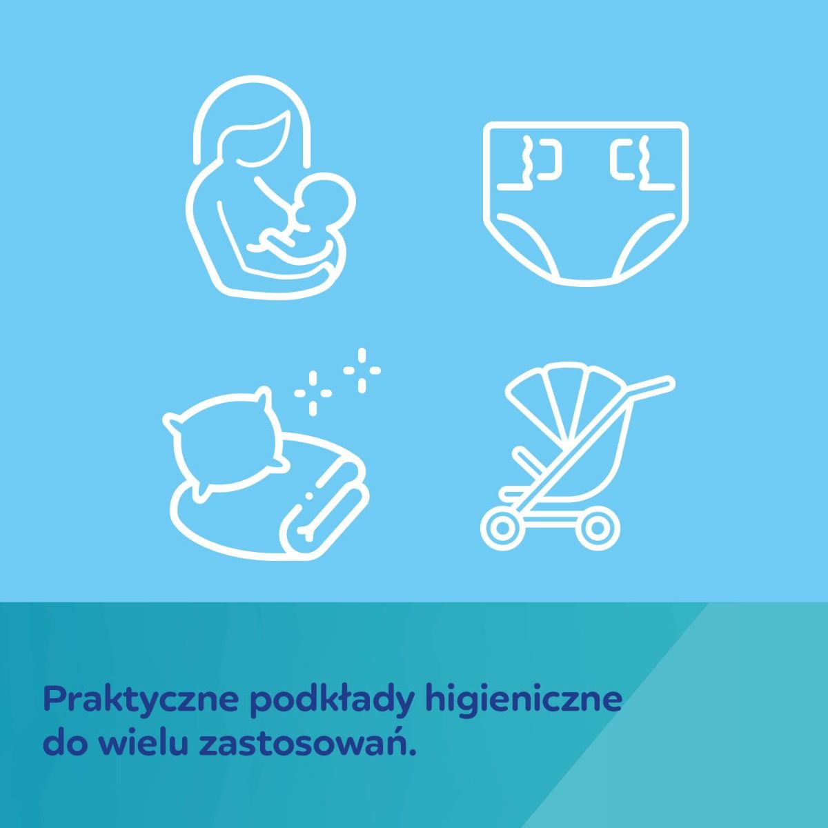 Podkłady higieniczne 60x60 cm Canpol babies