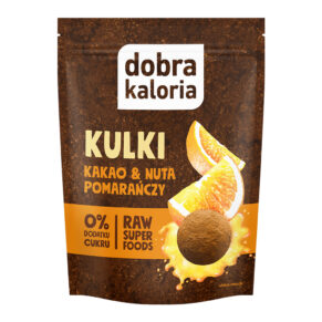 Kulki mocy kakao i nuta pomarańczy bez cukru 65 g Dobra Kaloria