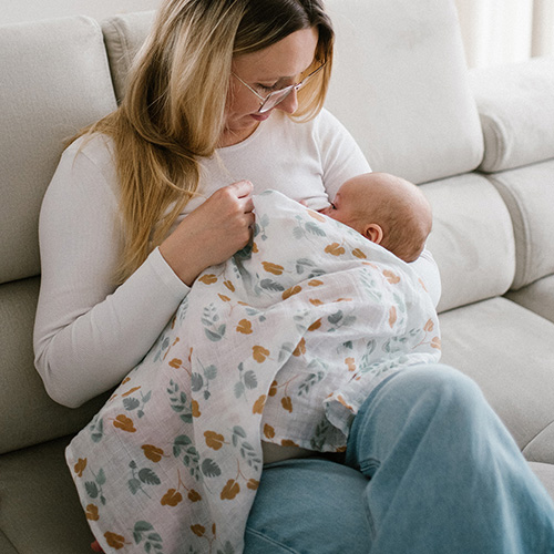 Pieluszki muślinowe. Super miękkie miętowe 3 szt. 70x70 Babyono