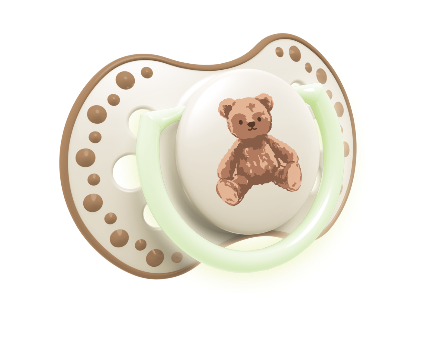Smoczek silikonowy dynamiczny LOVI 6-18mc 2 szt. Teddy Love