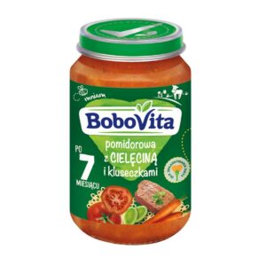 BoboVita zupka pomidorowa z cielęciną i kluseczkami 7mc 190g