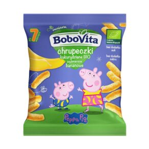 Chrupeczki kukurydziane BIO wyśmienicie bananowe Świnka Peppa 20g BoboVita