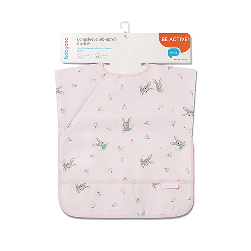 Śliniak z długim rękawem BUNNY Babyono