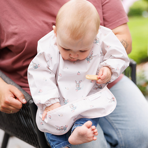 Śliniak z długim rękawem BUNNY Babyono