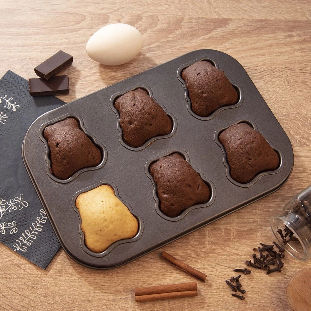Forma do ciastek muffinek misie stalowa 26,5 cm Orion