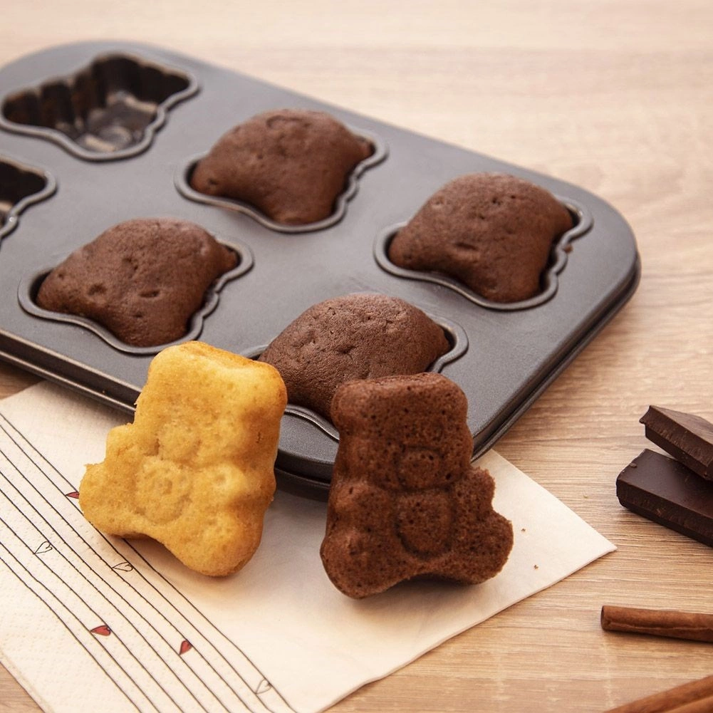 Forma do ciastek muffinek misie stalowa 26,5 cm Orion