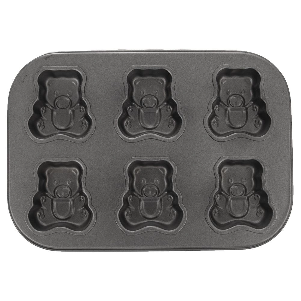 Forma do ciastek muffinek misie stalowa 26,5 cm Orion